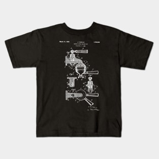 Express coffee machine patent / Express coffee machine Patent Illustration Kids T-Shirt